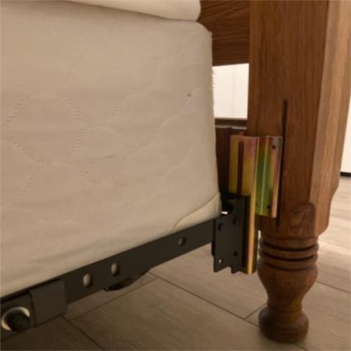 2 Pcs 711 Bed Frame Bolt On to Hook On Conversion Brackets for 2 Pieces