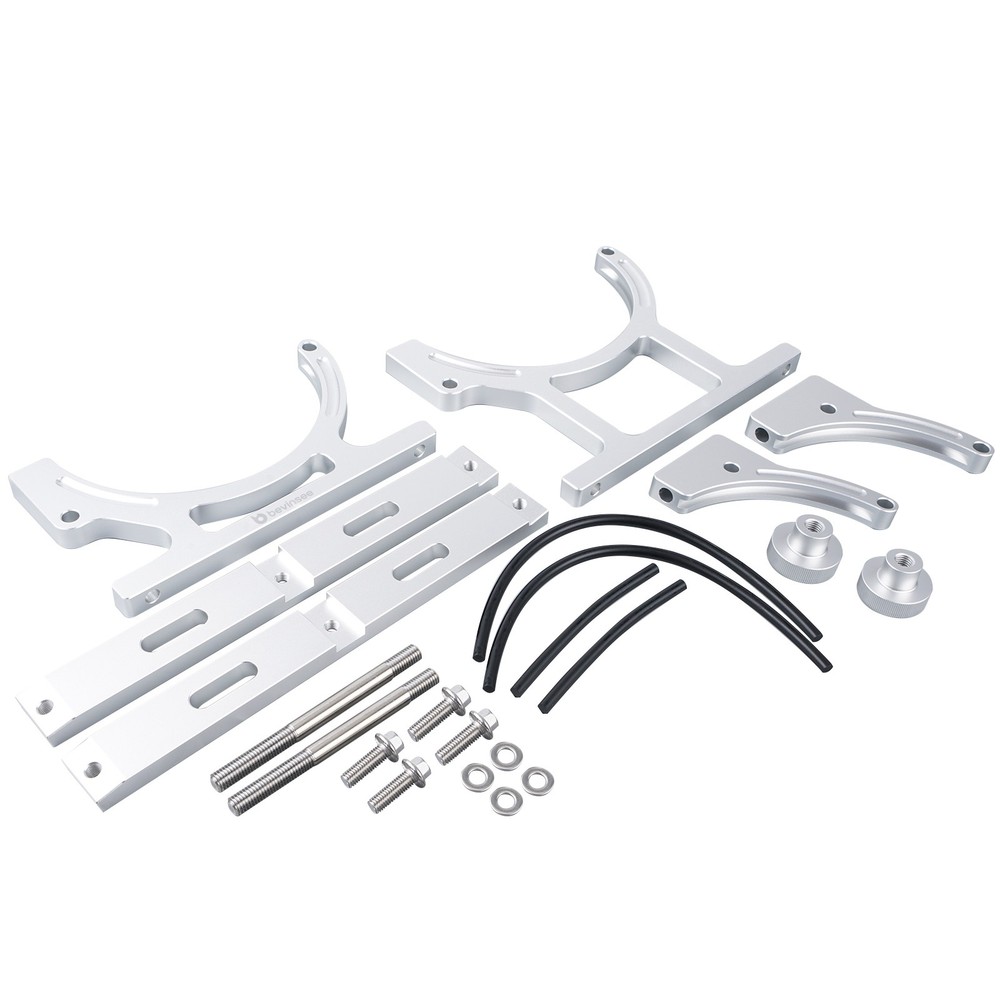 7" Nitrous Oxide Single Bottle Bracket Aluminum Anodized Mount Bracket Kit