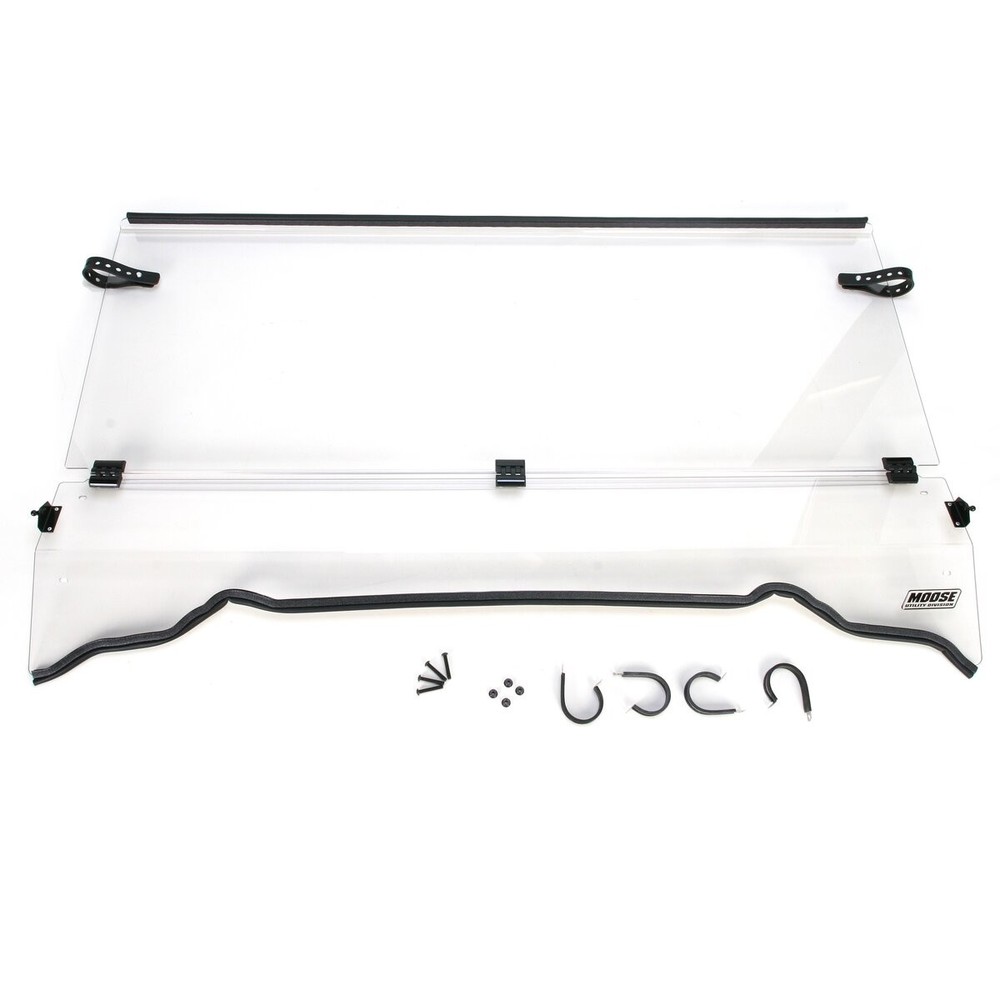 Moose Clear Full Folding Utility Windshield - 2317-0187
