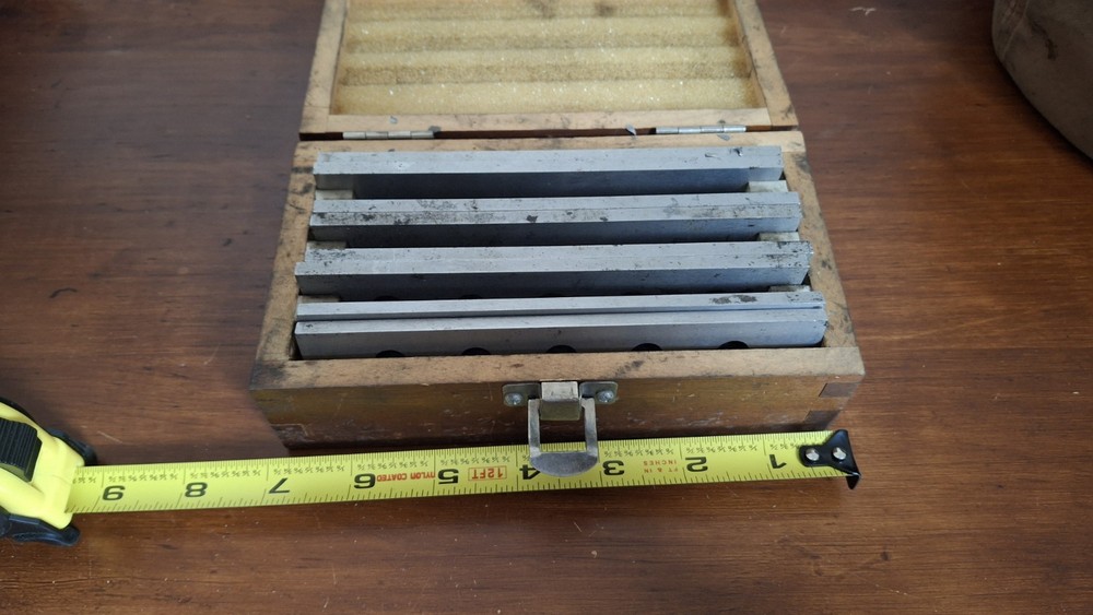 PARALLEL BARS IN WOODEN CASE GOOD USED CONDITION