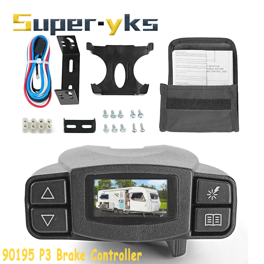 P3 Prodigy 90195 Electric Universal Trailer Brake Control Module Controller Box