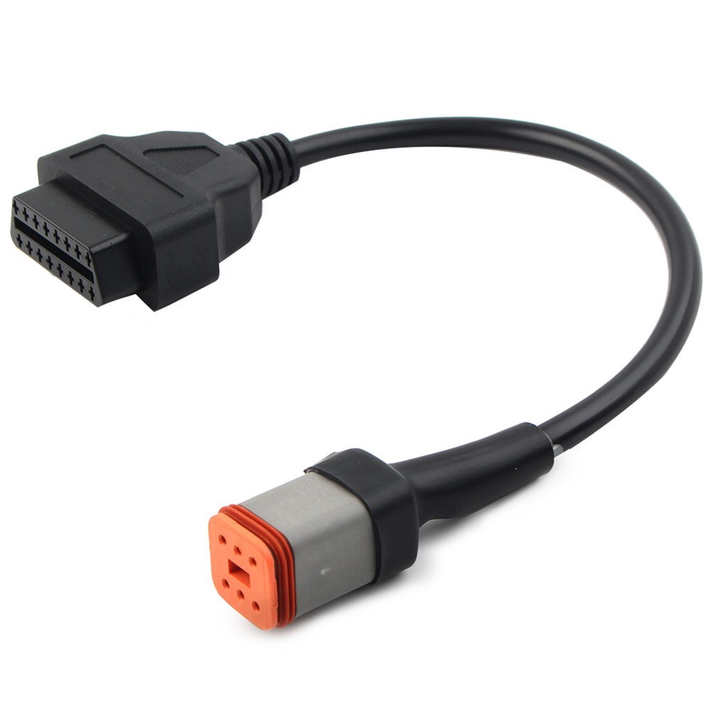 For Harley Davidson 6Pin to OBD2 Diagnostic Tool Code Reader Adapter Cable