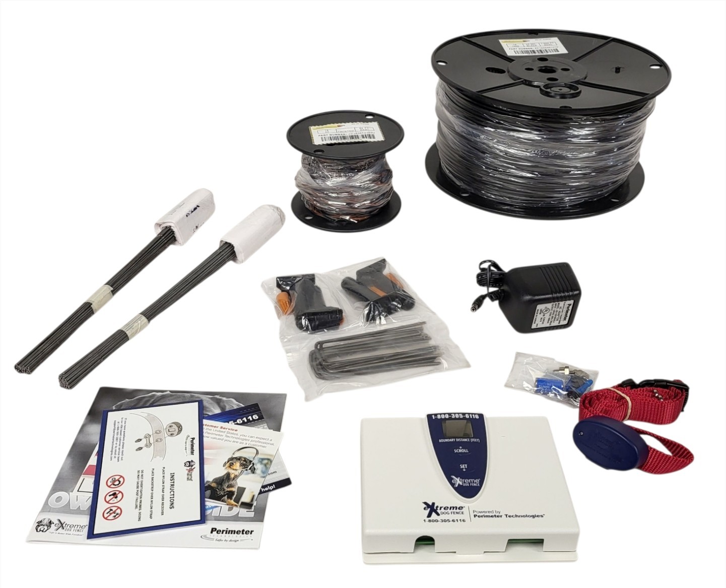 Extreme Underground Electric 1 Dog Fence Kit PRO Grade 1000' & Standard Collar