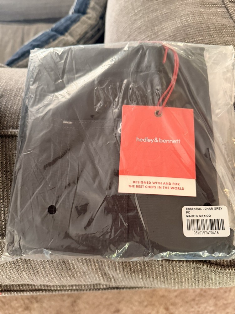 Hedley & Bennett Essential Apron - charcoal grey