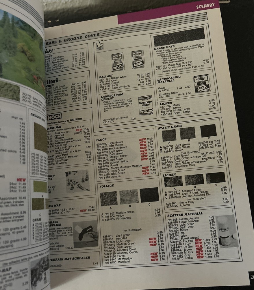 1995 Model Railroad Walthers HO Reference Book Catalog Train