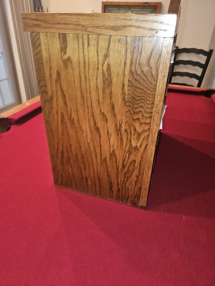 Vintage Desk Top Filing Cabinet