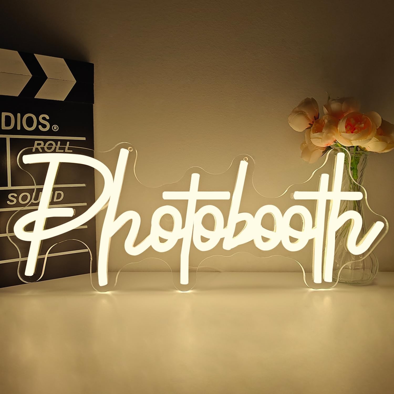 Photo Booth Neon Sign for Wall Decor Photo Booth Sign Neon Photo Booth Lights...