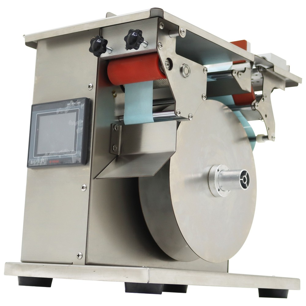110V Packaging Box Right Angle Labeling Machine w/ PLC Micro-Computer Controller