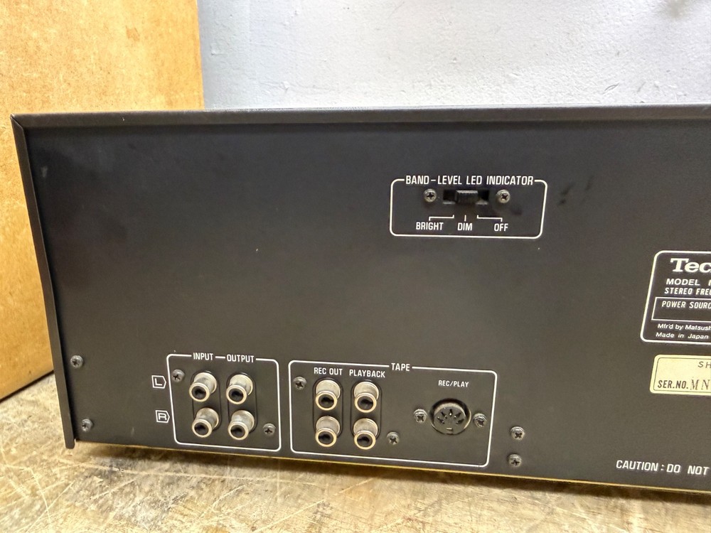 TECHNICS SH-8020 Stereo Frequency Equalizer
