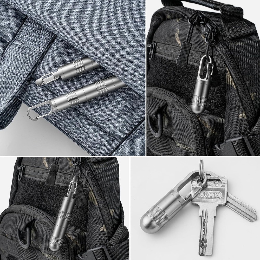 Waterproof Pill Box Case - Gray Titanium