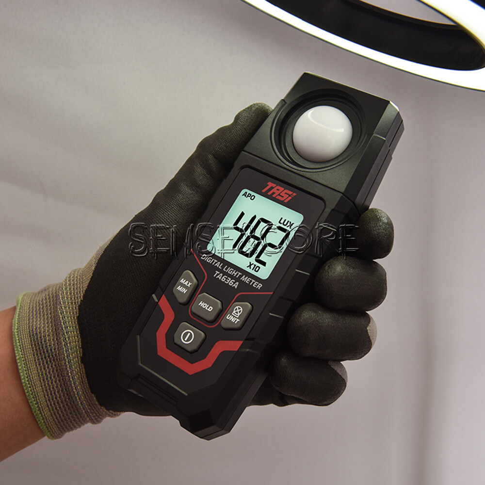 TA636A Digital Light Meter Illuminance Lux Meter Illuminometer Handheld Ambient-