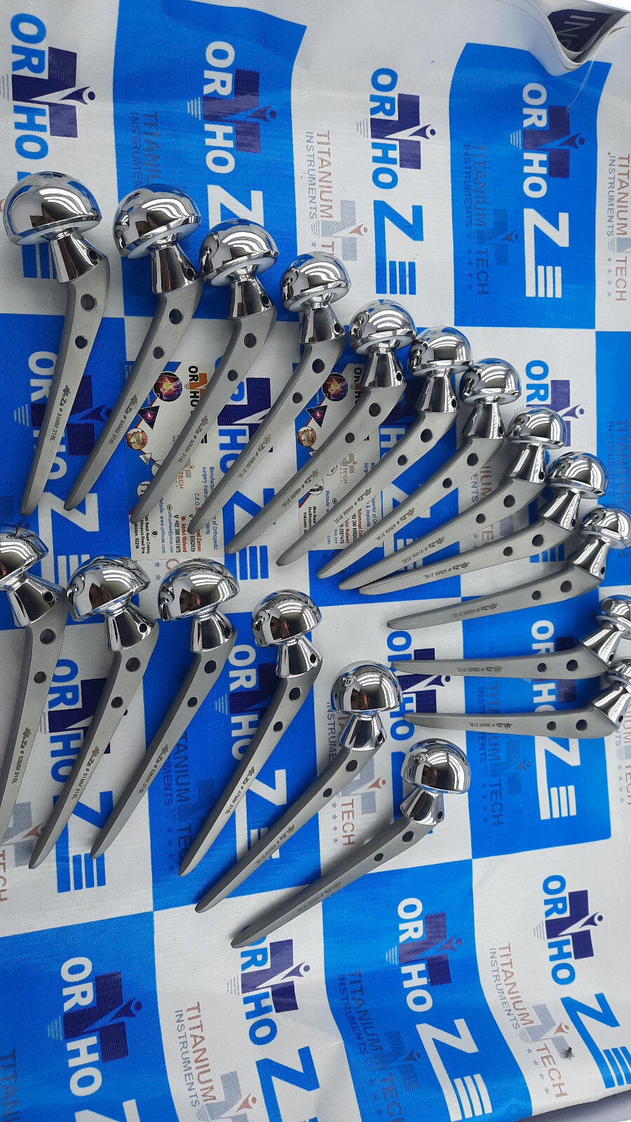 Hip Prosthesis Bipolar Orthopedic instruments (38mm to 55mm)