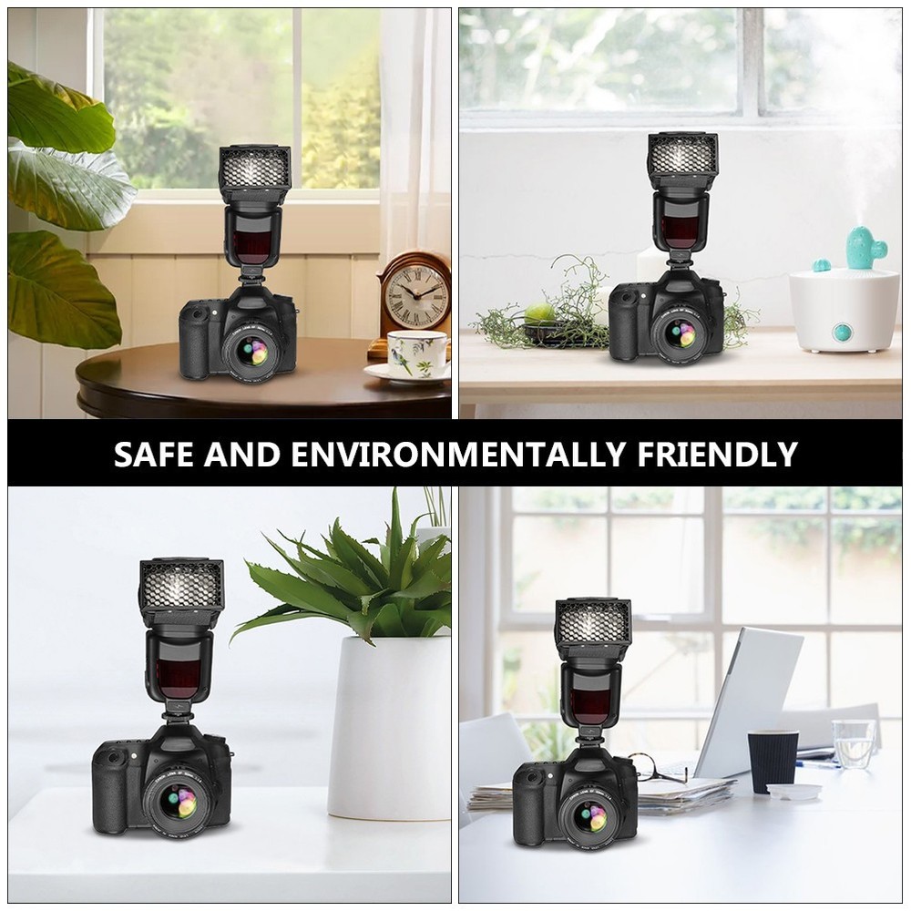 Portable Flash Spot Filter Honeycomb Grid Softbox Reflector for Flash