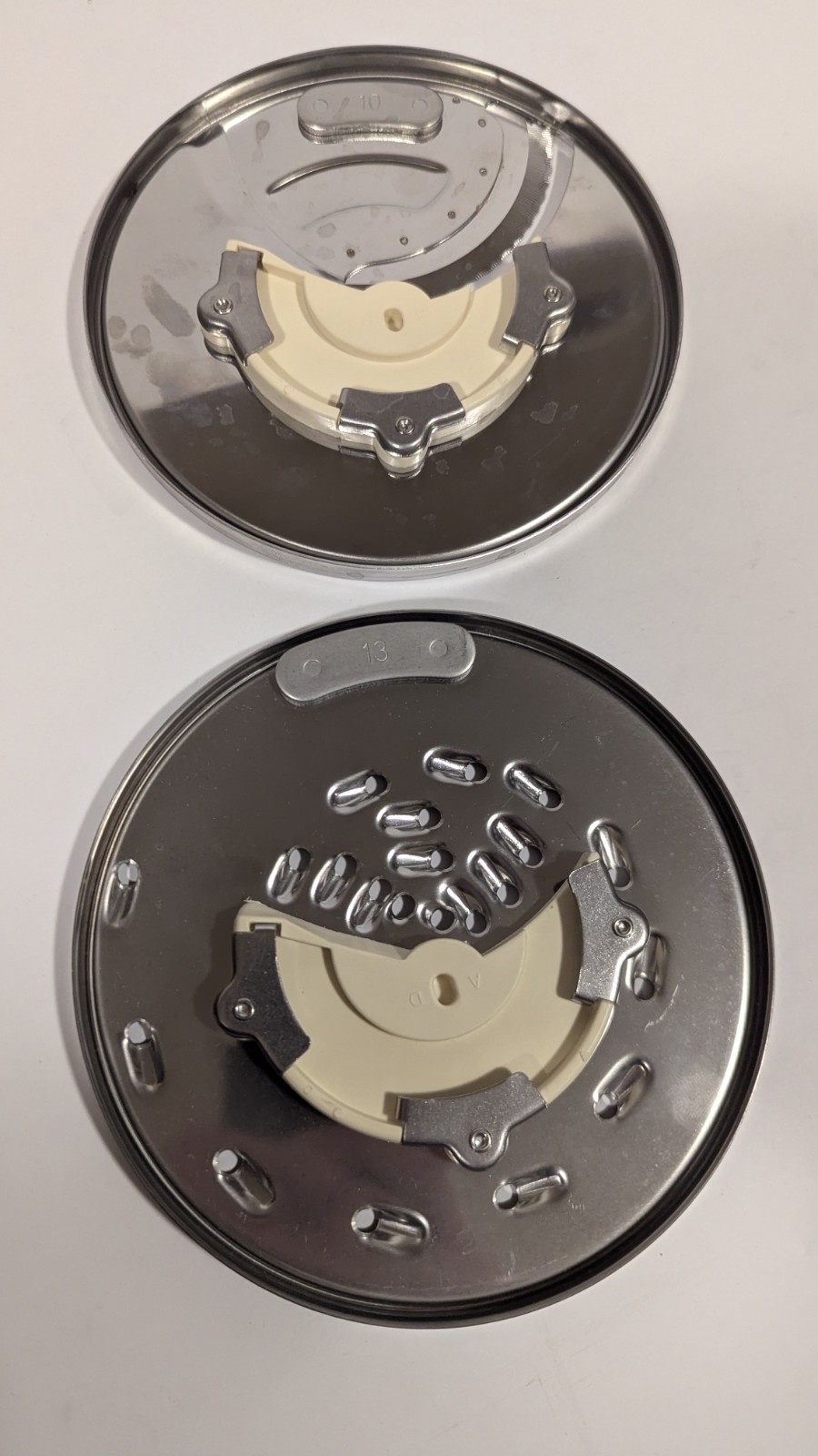 2 Blades & Adapter Cuisinart Custom Prep 11 Food Processor DLC-844TX & DLC-837TX