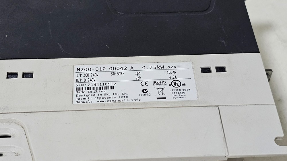 Control Techniques Unidrive M200-012 00042A Variable Frequency Drive
