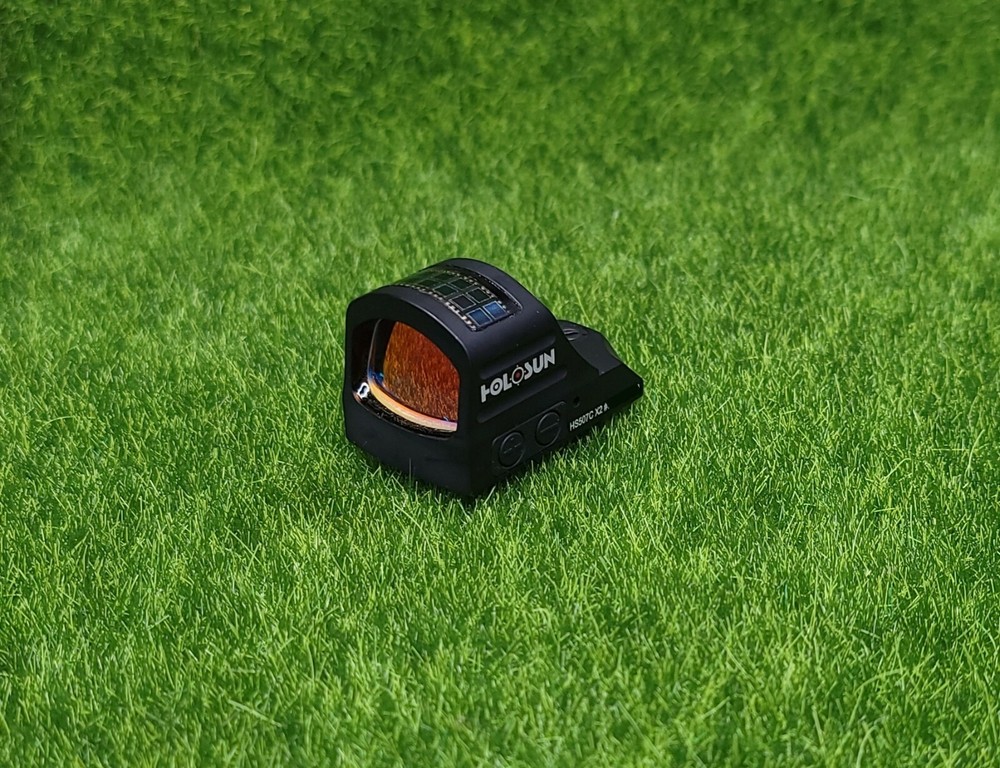 Holosun Open Reflex Illum 2 MOA Dot & 32 MOA Circle Red Dot Sight - HS507C X2