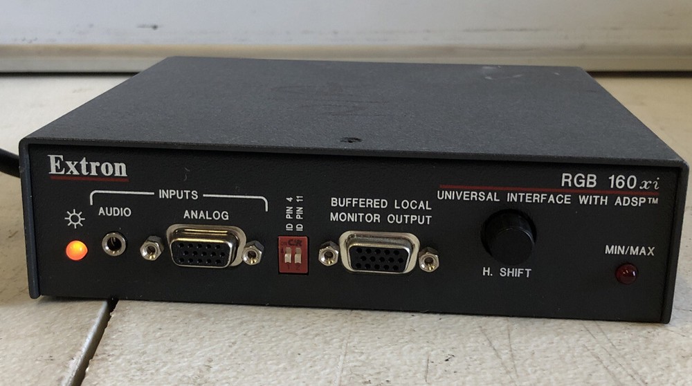 Extron RGB 160xi Video and Audio Interface Powers on Untested (ih48-X800)
