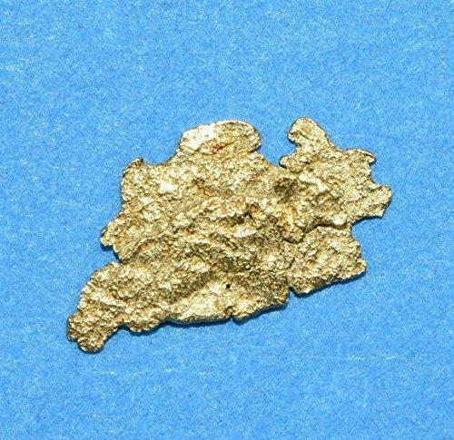 Alaskan-Yukon BC Gold Rush Natural Gold Nugget 0.10 Grams Genuine "In Bottle"