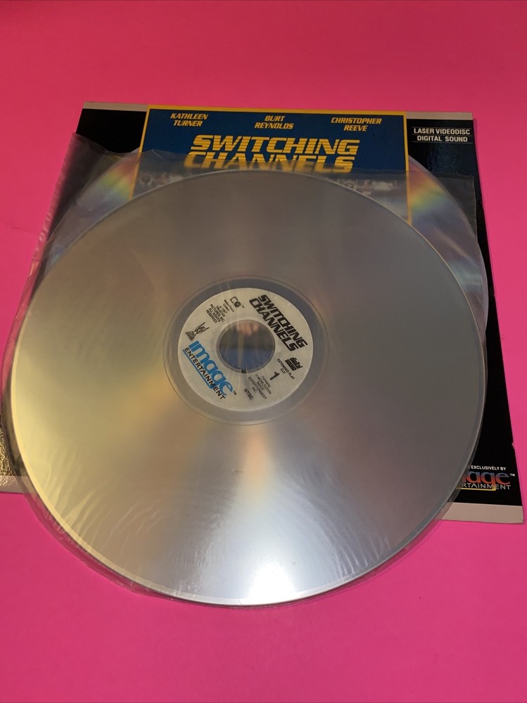 Switching Channels - LASERDISC - Good - Kathleen Turne / 1988 Comedy