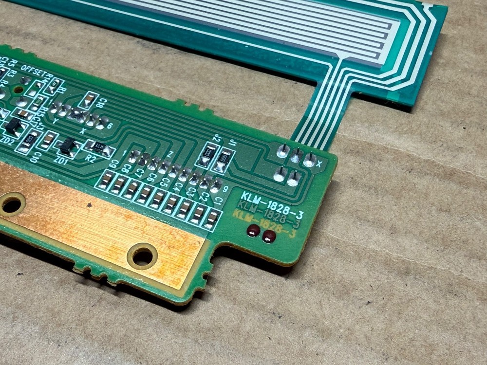 KORG TRINITY RIBBON CONTROLLER CIRCUIT BOARD WITH RIBBON STRIP