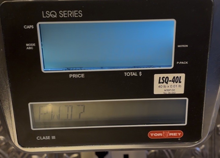 Tor-rey LSQ-40L 40 lb. Price Computing Scale Fold Down Display *AS IS UNTESTED