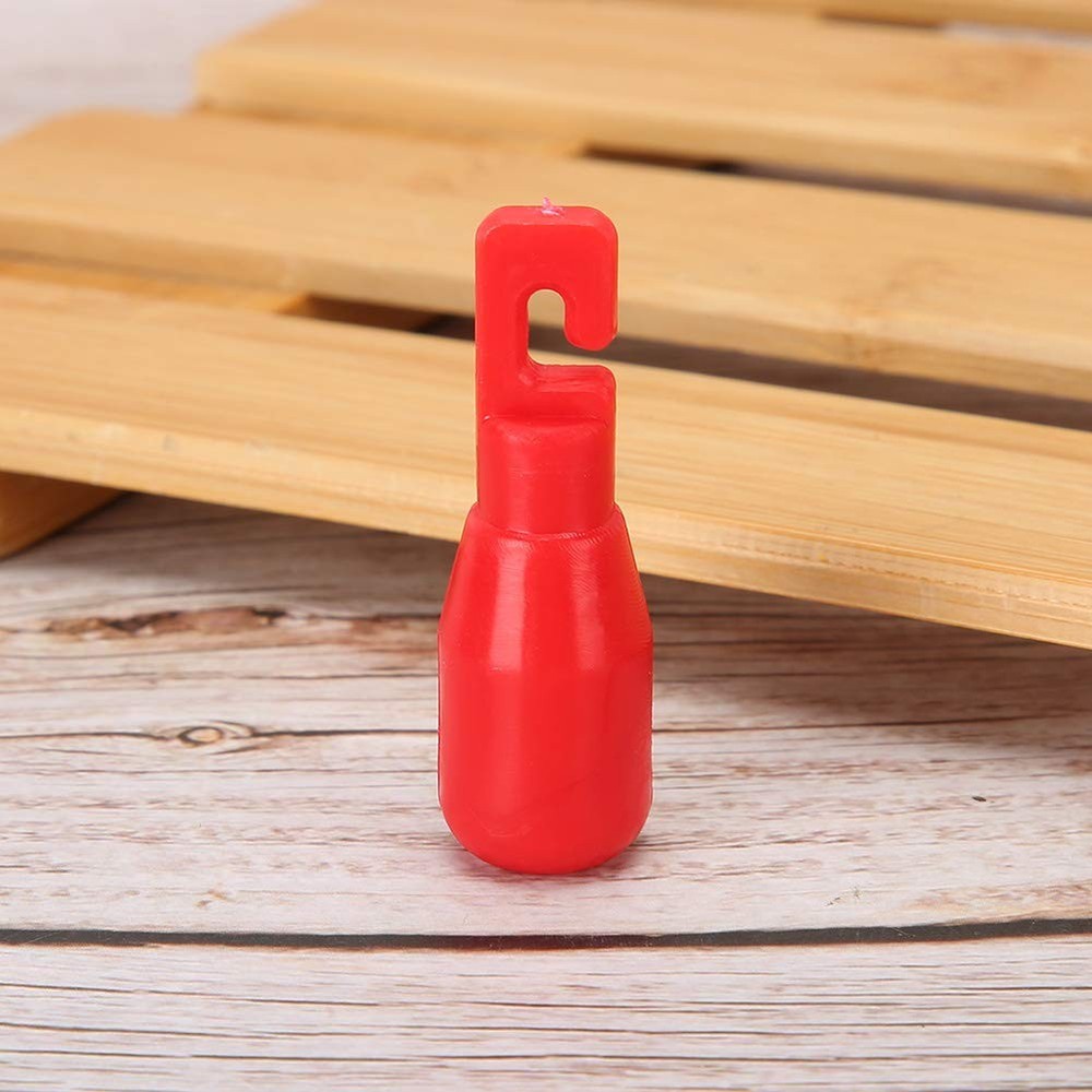 2 PCS Red Hook Type Rolling Cane Tip Replacement Accessory For Blind Stick