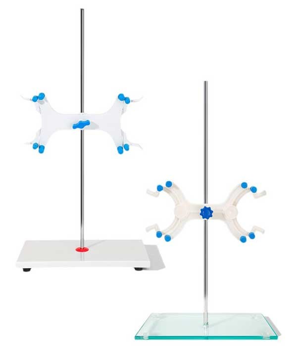 Lab Support Stand: Marble Base for Titrator with Plastic Burette Holder