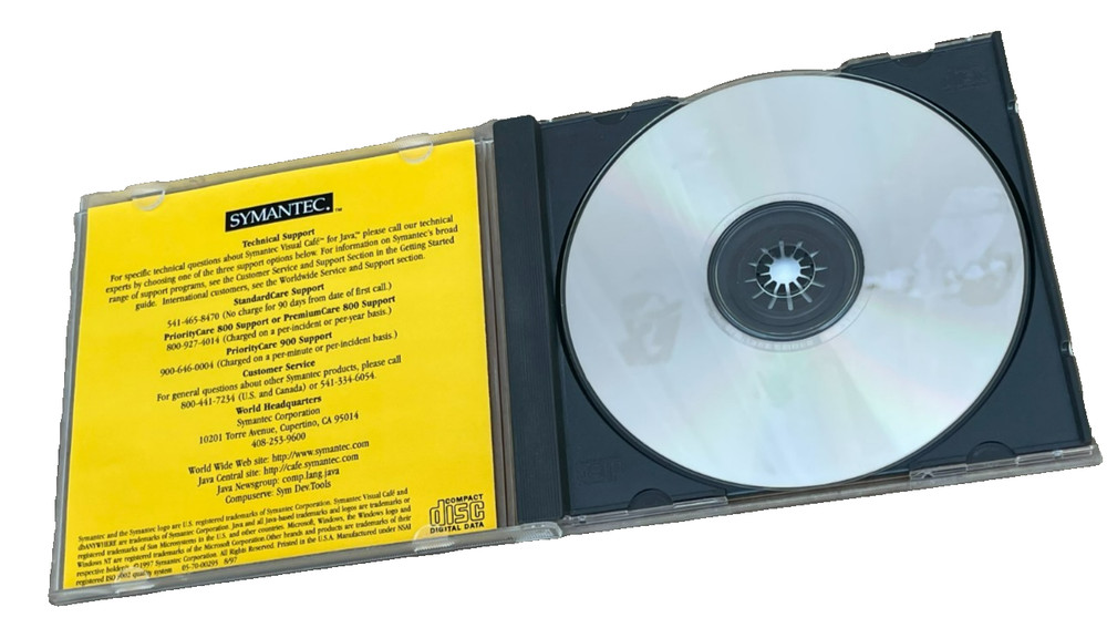 Symantec Visual Cafe for Java Database Professional Development Edition