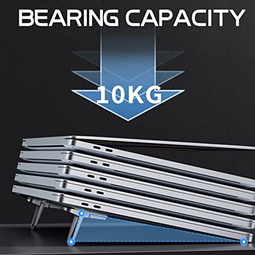 Computer Keyboard Stand Riser for Desk Adjustable Laptop Stand Riser Aluminum