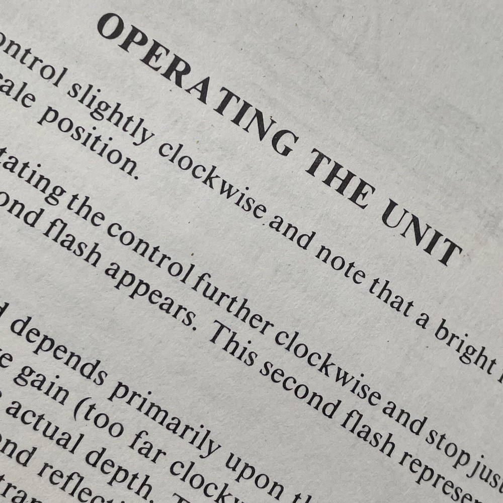 Ray Jefferson Fish Flasher Model 70 Bubblebee Instruction Handbook Schematic