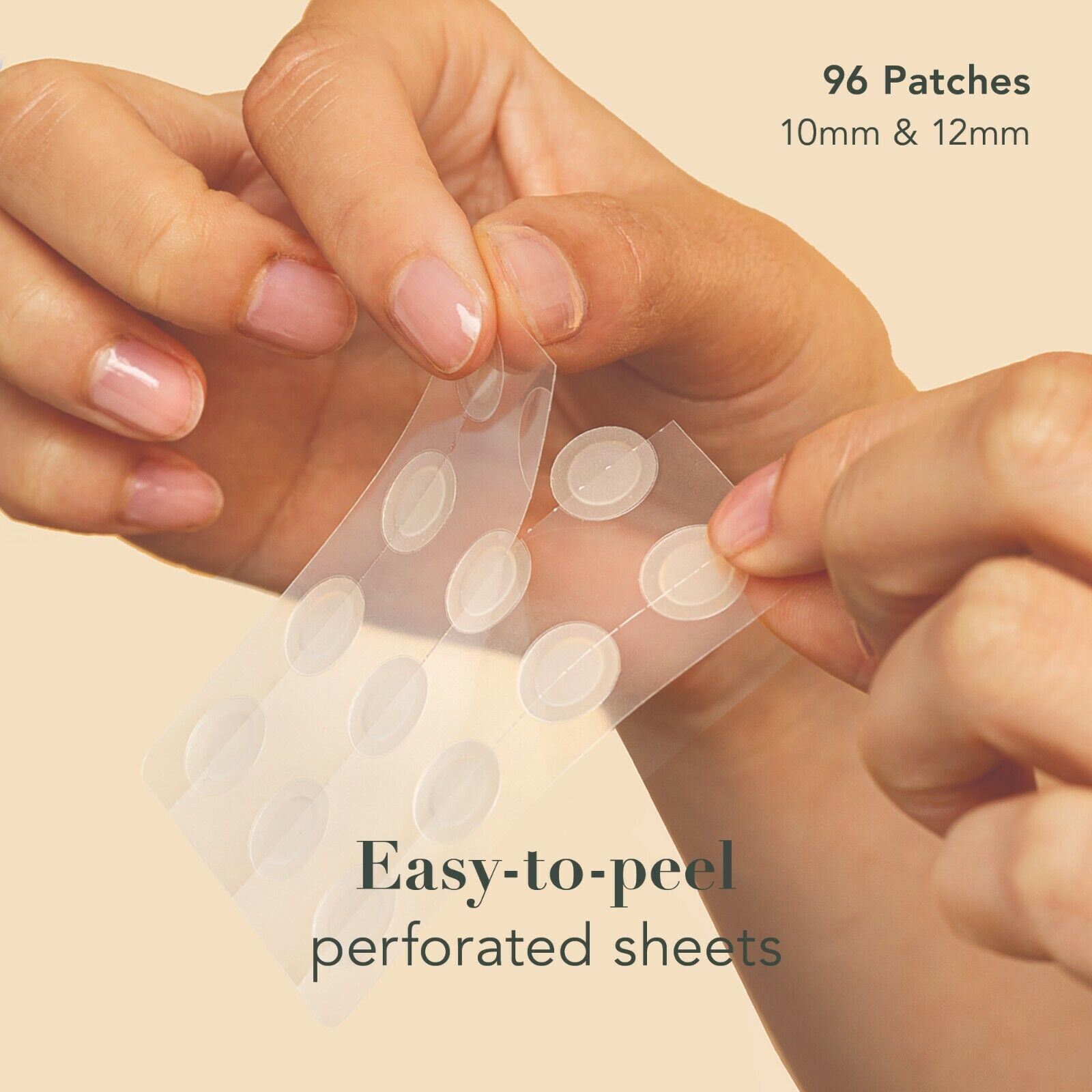 Rael Hydrocolloid Pimple Patches, Acne Patch Invisible Spot Cover (96 Count)