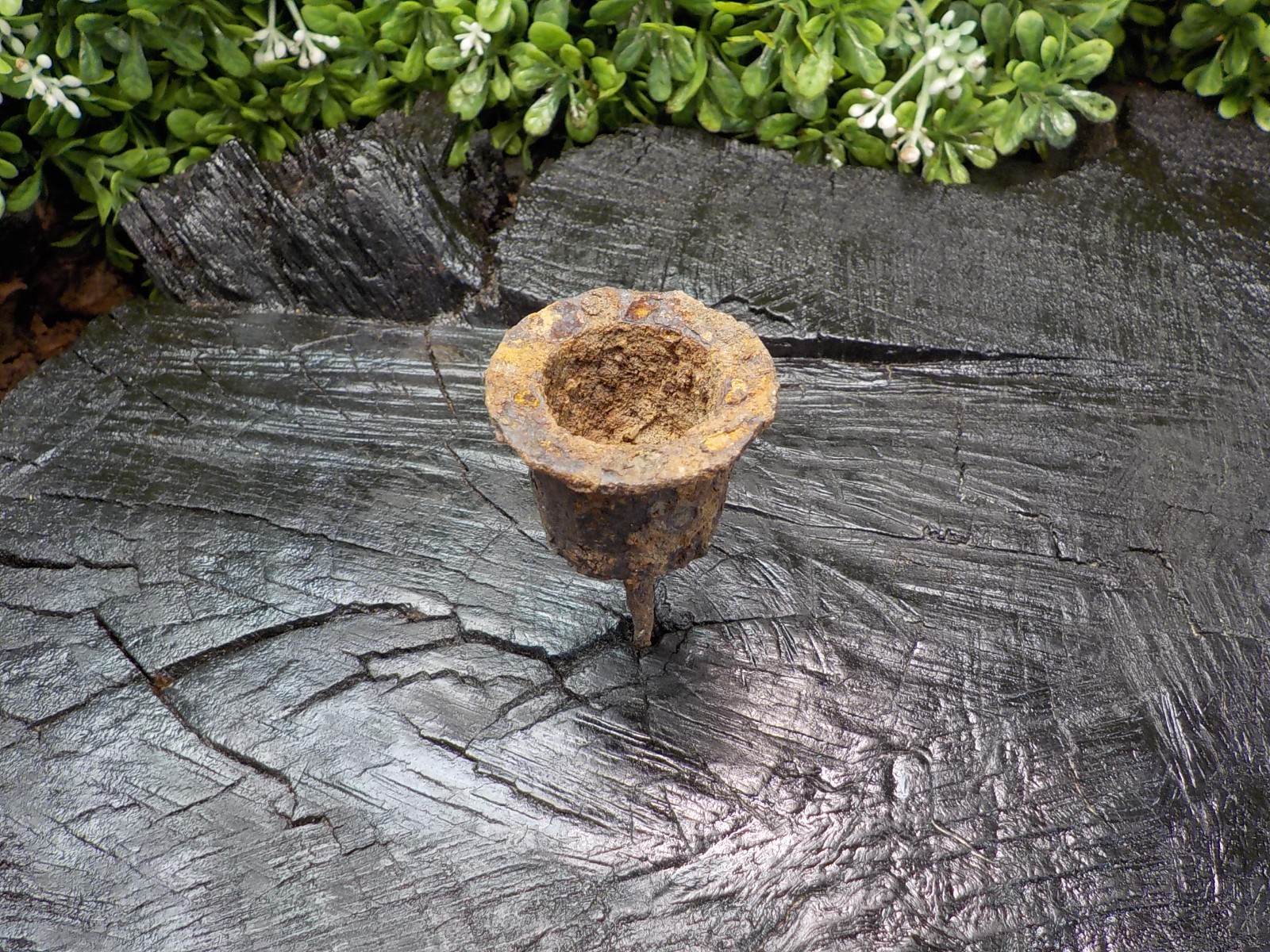 Old Rare Vintage Antique Civil War Relic Confederate Candle Holder Appomattox VA