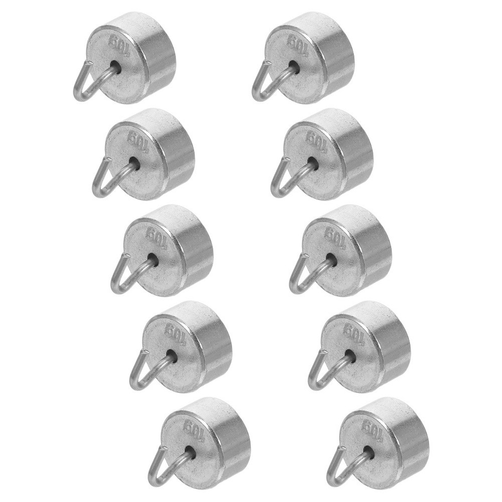 10 Pcs Small Calibration Weights Lab Chromium Laboratory Scale