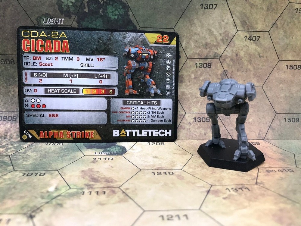 BattleTech Cicada Medium Mech (CGL New Sculpt)