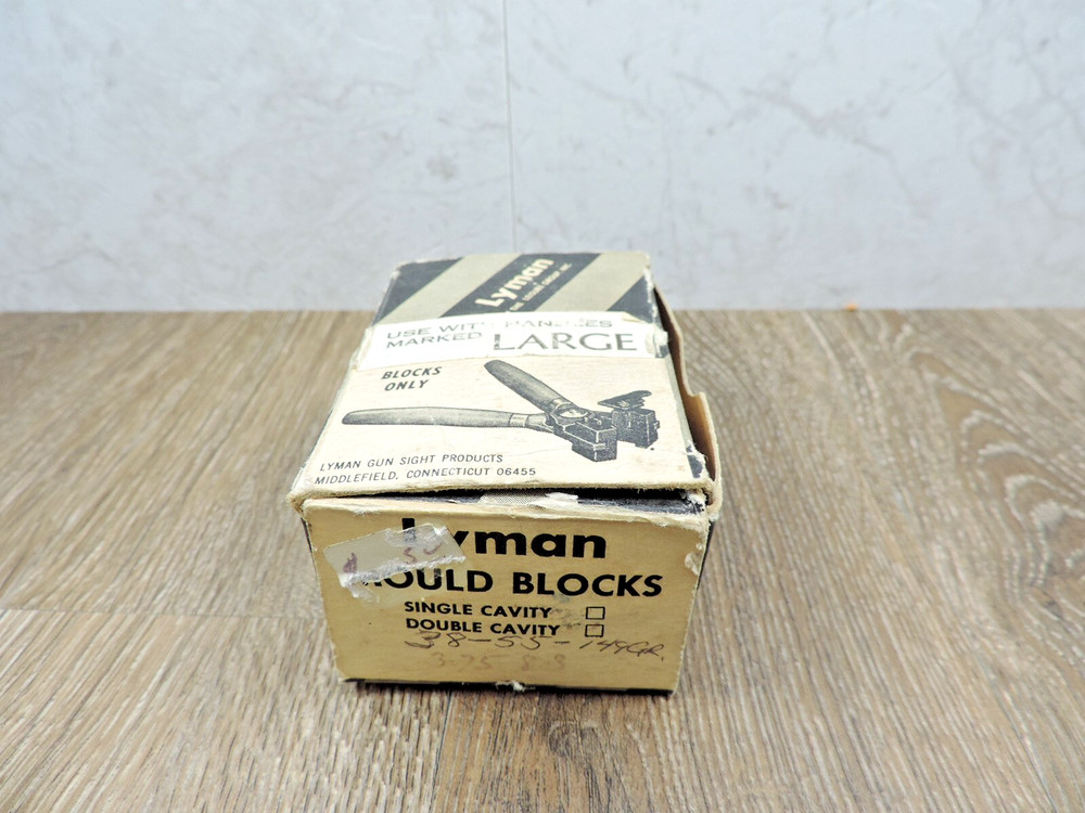 Lyman Double Cavity Bullet Mould Blocks 37583