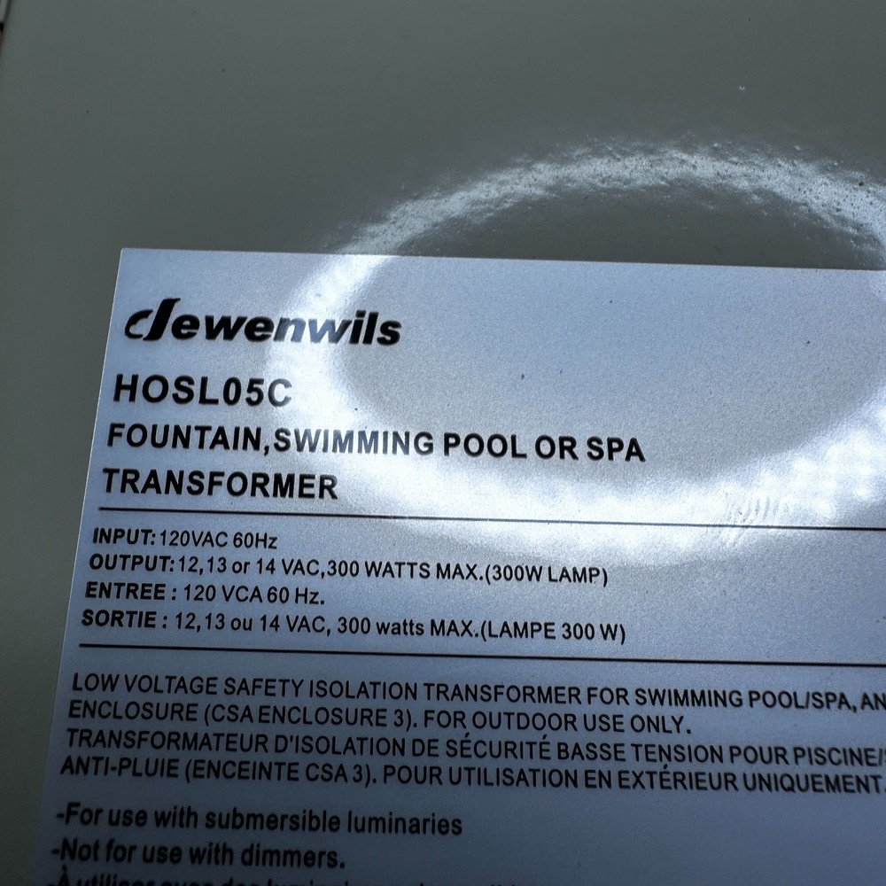 DEWENWILS HOSL05C Outdoor Timer Switch Programmable Plug New Open Box