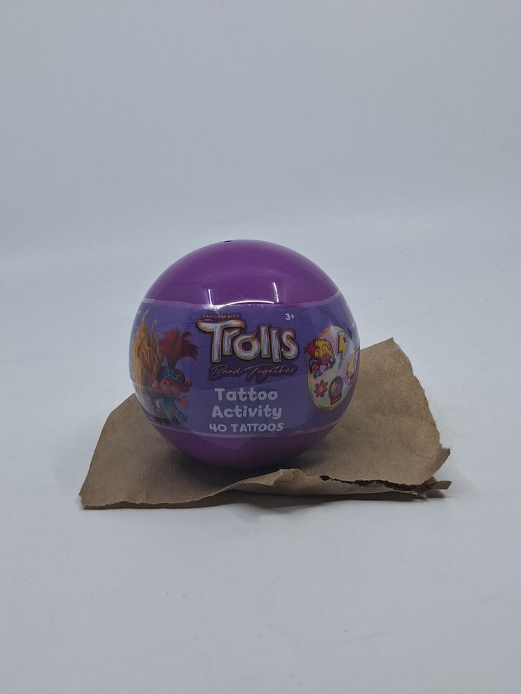 Trolls Tattoo Activity Activites - 40 Tattoos - Ball