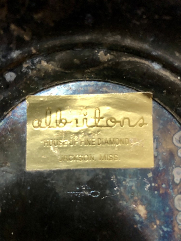 vintage Albritons silver plate pitcher