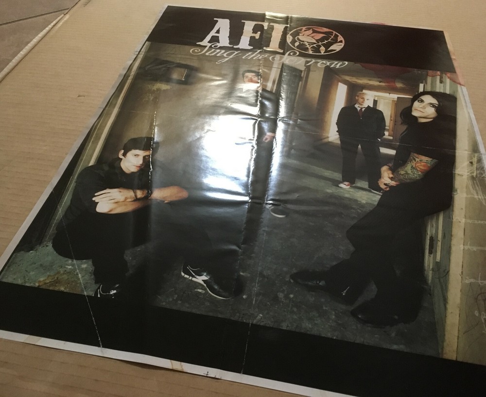 AFI Rare 2003 PROMO POSTER for Sing the Sorrow CD Never Displayed USA 18x24
