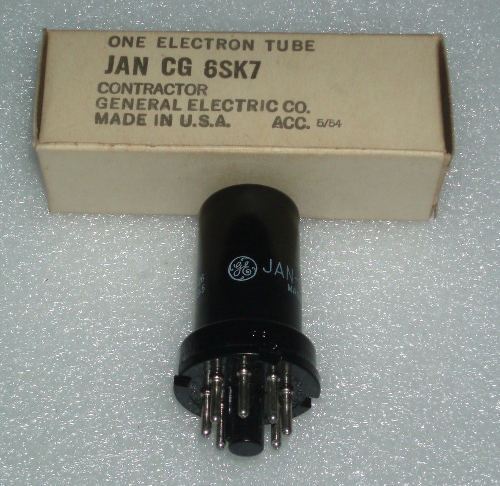PARASET replica JAN-CG-6SK7 tube by GE