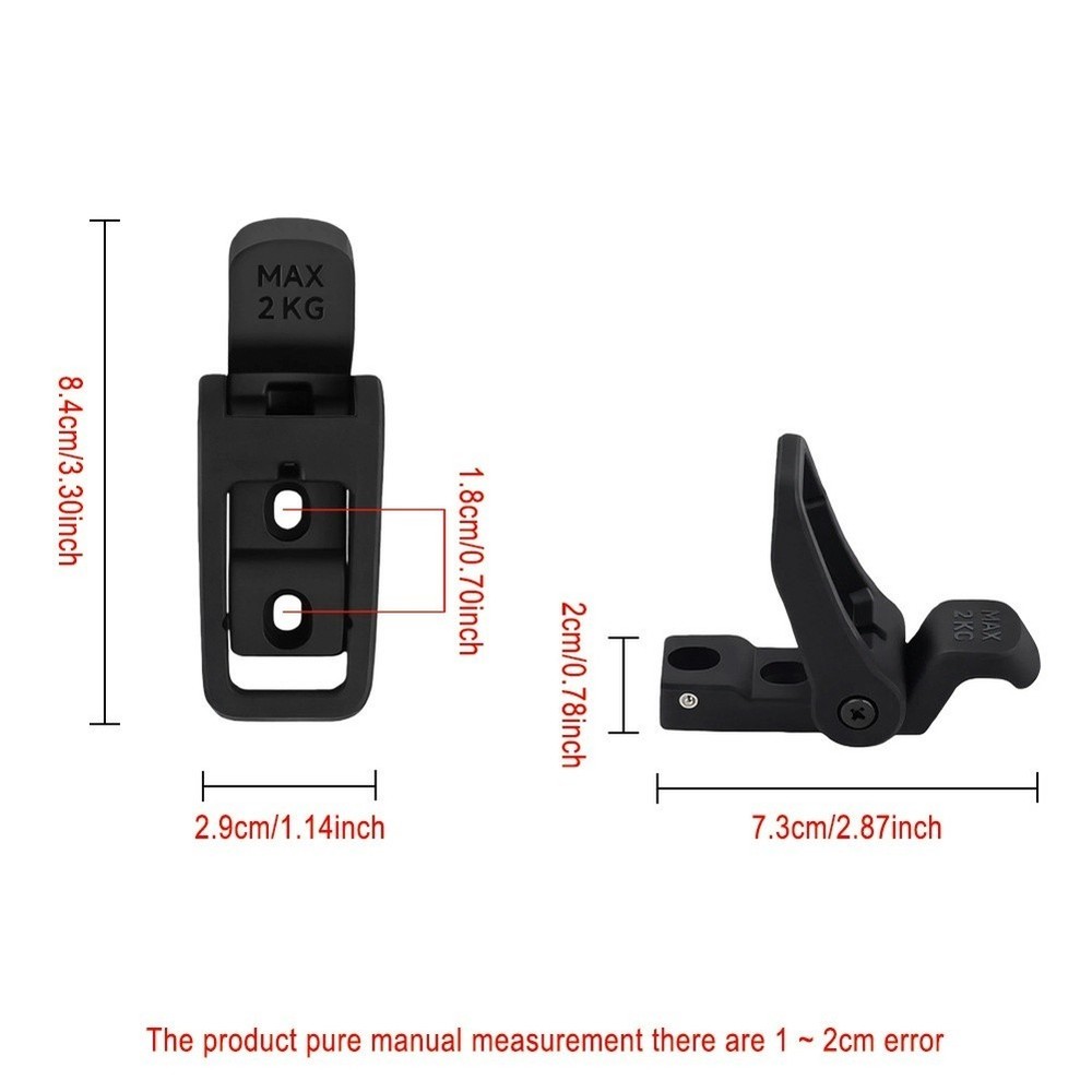 Hanging Ring Foldable Hanger Foldable Design Plastic Material Easy Installation