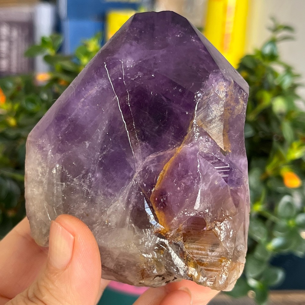 467g Natural Amethyst geode quartz clustercrystal specimen Healing