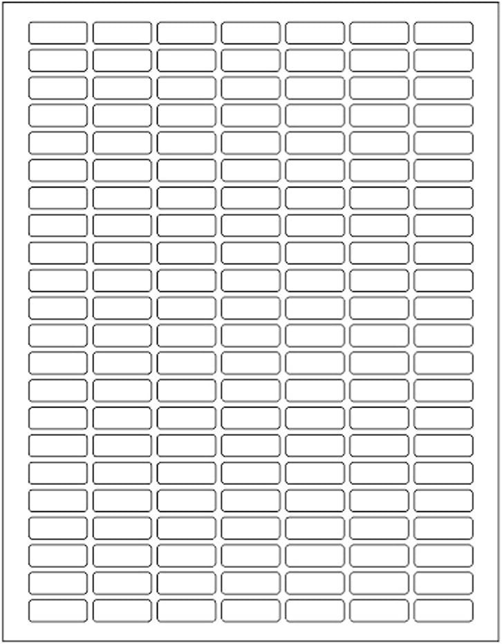 White Rectangular Labels + Bonus Color Labels