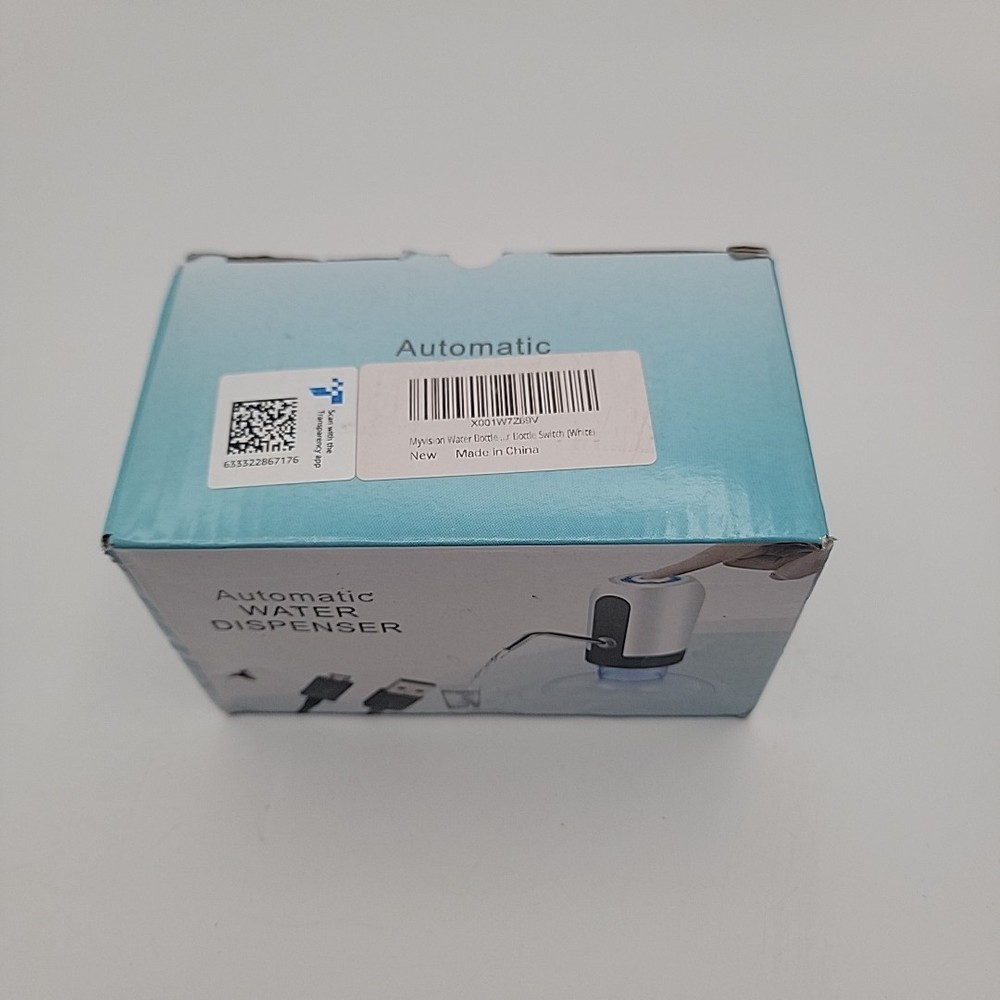 Automatic Universal Rechargeable Water Dispenser Pump USB Power Switch Black