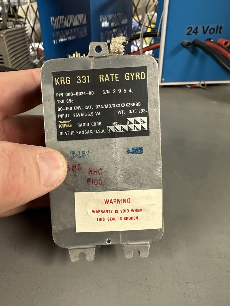 Bendix King KRG 331 Rate Gyro 060-0024-00 Removed Working