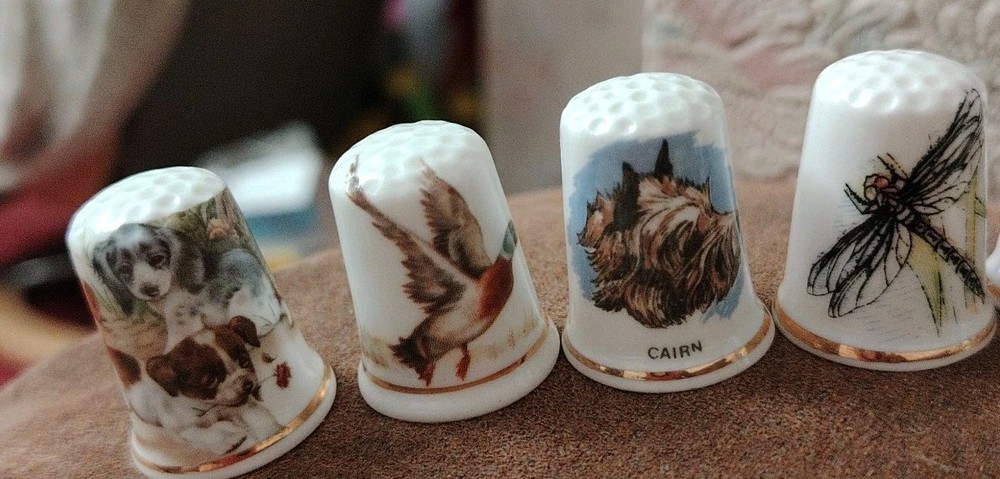22 Assorted Birchcroft China Thimbles