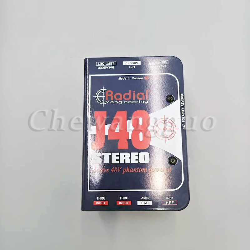 1Set Radial Engineering J48 Active 48V Phantom Powered Direct Box Free Shipping