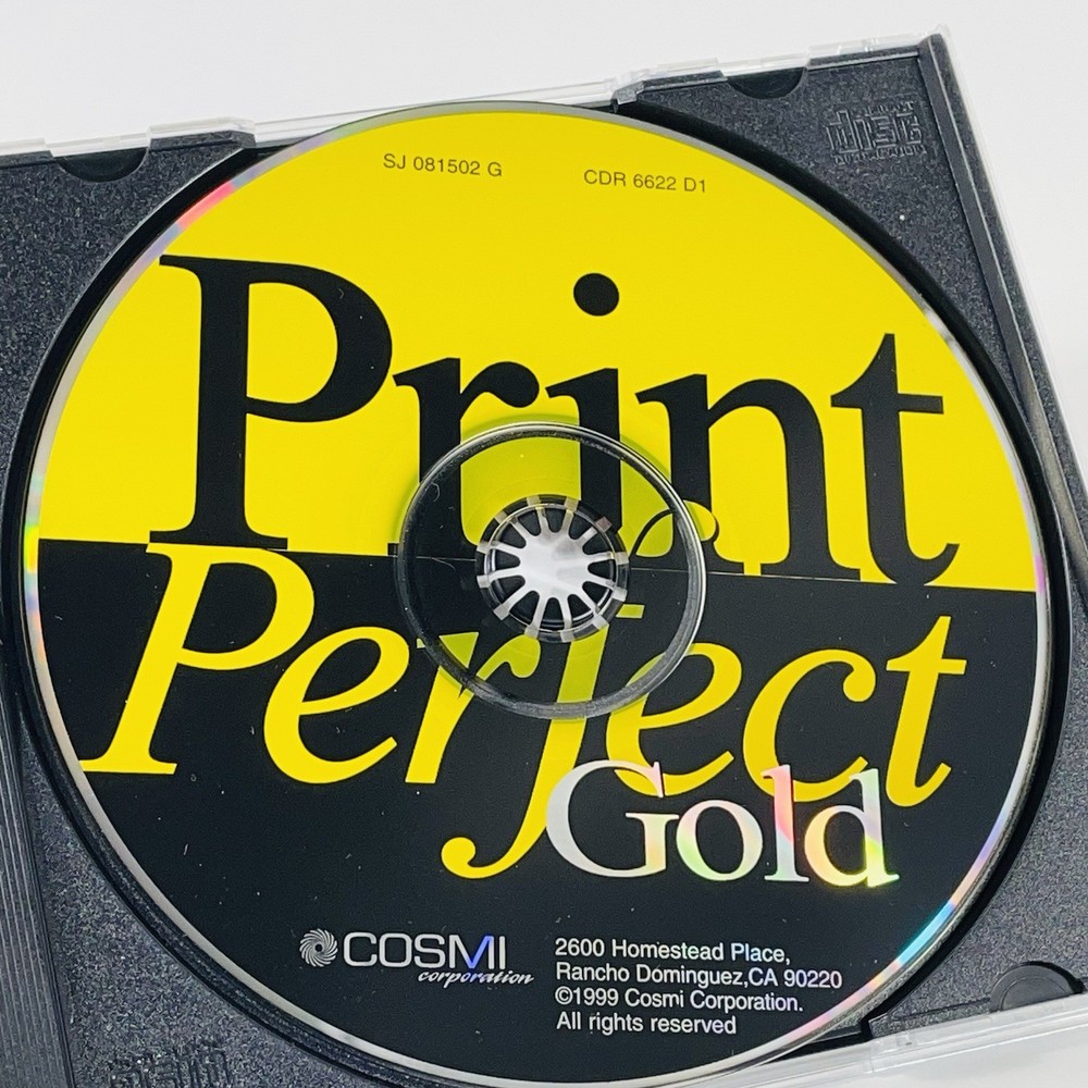 Print Perfect Gold 1999 Desktop Publishing Software for Windows PC