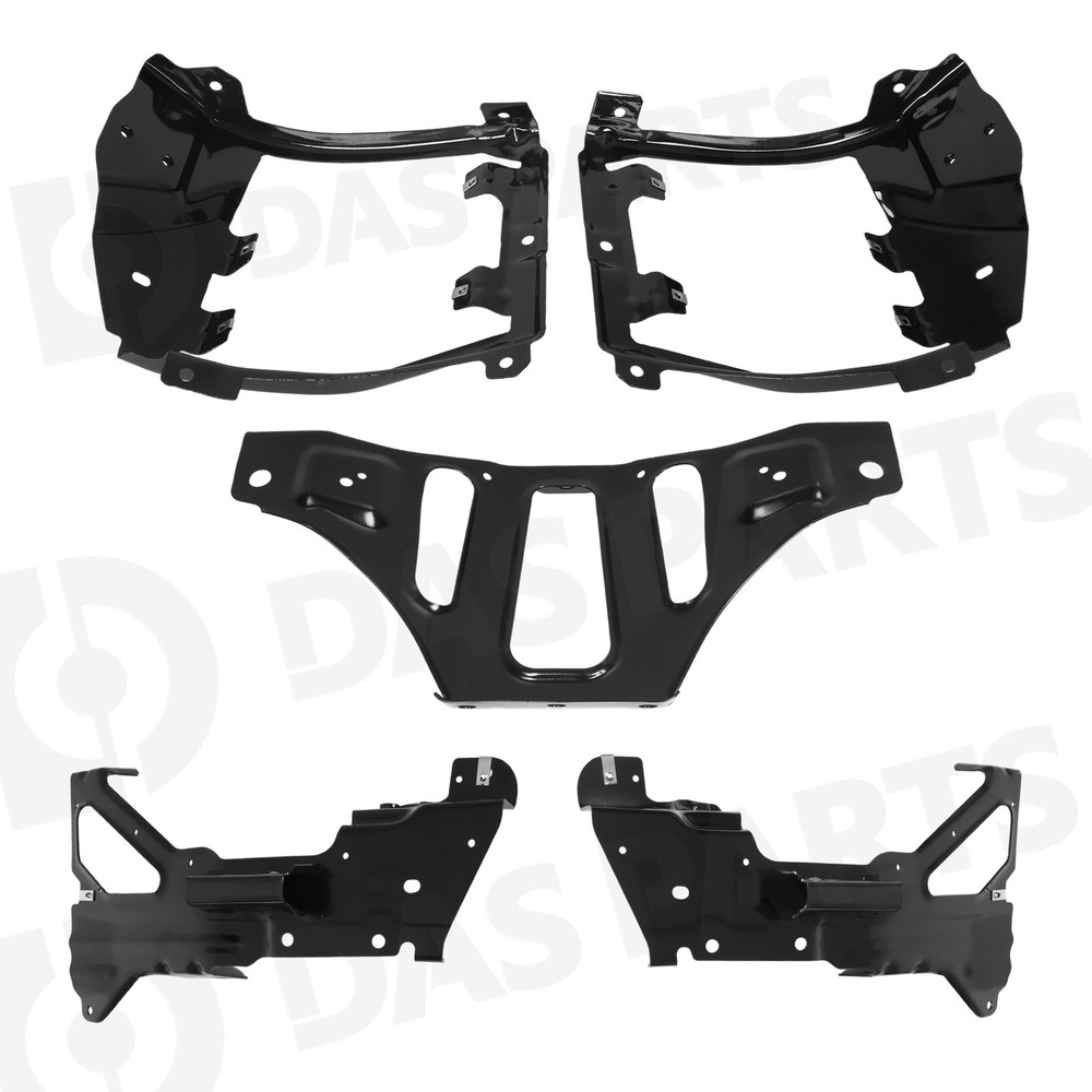 Front Bumper Support Retainer Mount Brackets For 2016-2018 Chevy Silverado 1500