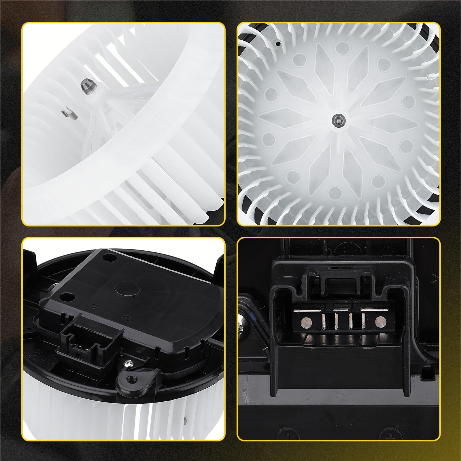 HVAC Heater Blower Motor w/Brushless Motor for Toyota Sienna Sequoia 2008-2022